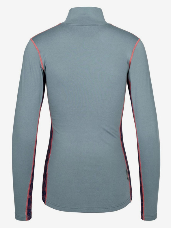 Kilpi T-shirt termica da donna azzurra con collo alto KILPI WILLIE