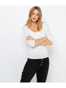 CAMAIEU Maglietta bianca con maniche 3/4 CAMAIEU