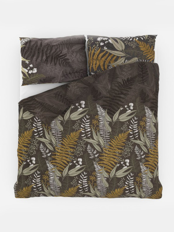 Kvalitex Set di biancheria da letto in raso francese LUXURY COLLECTION 1+2, 200x200, 70x90cm FELCE