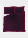 Kvalitex Set di biancheria da letto francese in raso LUXURY COLLECTION 1+2, 240x200, 70x90cm bordeaux Kvalitex