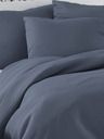 Kvalitex Biancheria da letto francese in raso LUXURY COLLECTION 1+2, 220x200, 70x90cm grigio scuro