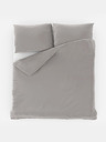 Kvalitex Set biancheria da letto in raso LUXURY COLLECTION 1+2, 200x200, 70x90cm grigio chiaro
