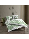 Kvalitex Biancheria da letto francese in cotone renforcé 200x200, 70x90cm TROPICAL bianca