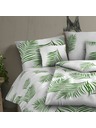 Kvalitex Biancheria da letto francese in cotone renforcé 200x200, 70x90cm TROPICAL bianca