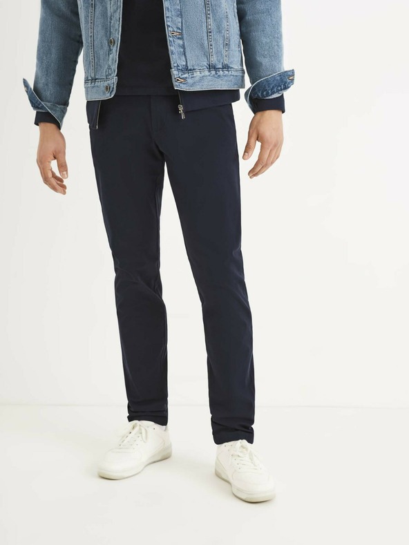 Celio Pantaloni da uomo blu scuro Celio