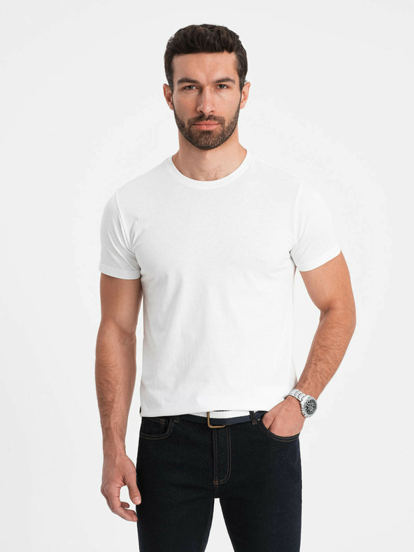 Ombre Clothing Camicia basic bianca da uomo Abbigliamento Ombre