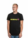 Meatfly Meatfly t-shirt da uomo Logex Lime/Black | Giallo | Taglia S | 100% cotone