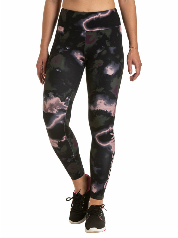 Meatfly Leggings da donna Meatfly Arabel Storm Camo Rosa | Nero | Taglia