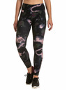 Meatfly Leggings da donna Meatfly Arabel Storm Camo Rosa | Nero | Taglia