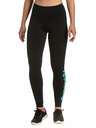Meatfly Leggings da donna Meatfly Arabel Menta Logo | Nero | Taglia