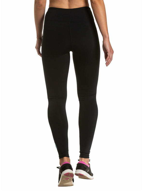 Meatfly Leggings da donna Meatfly Arabel Menta Logo | Nero | Taglia