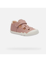 Geox Sneakers barefoot rosa antico per ragazze con collo aperto Geox Steppieu