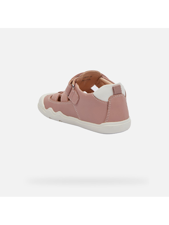 Geox Sneakers barefoot rosa antico per ragazze con collo aperto Geox Steppieu