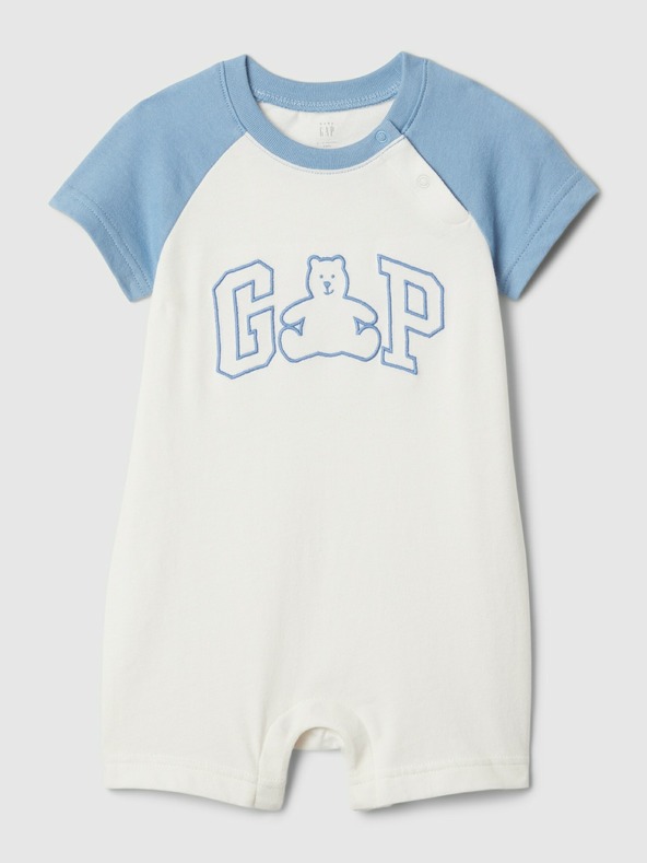 GAP Baby short overalls with logo GAP