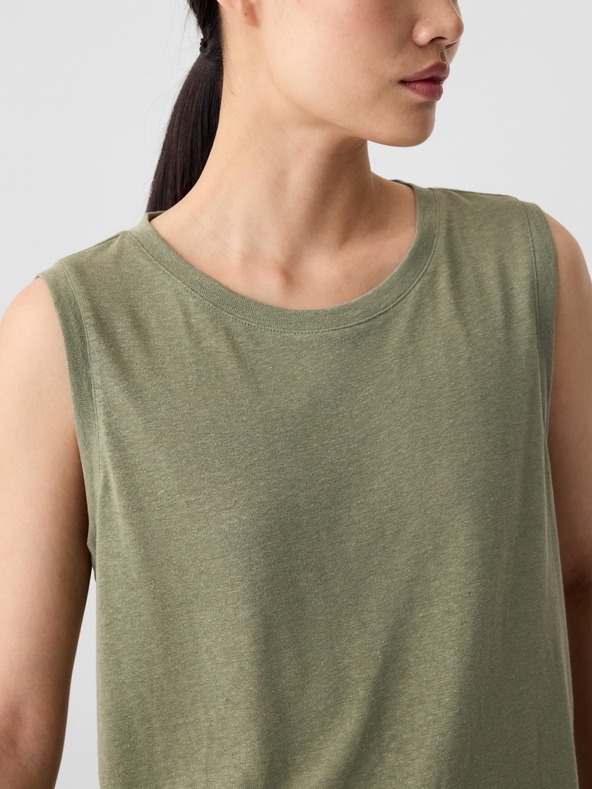 GAP Linen top without sleeves GAP