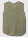 GAP Linen top without sleeves GAP
