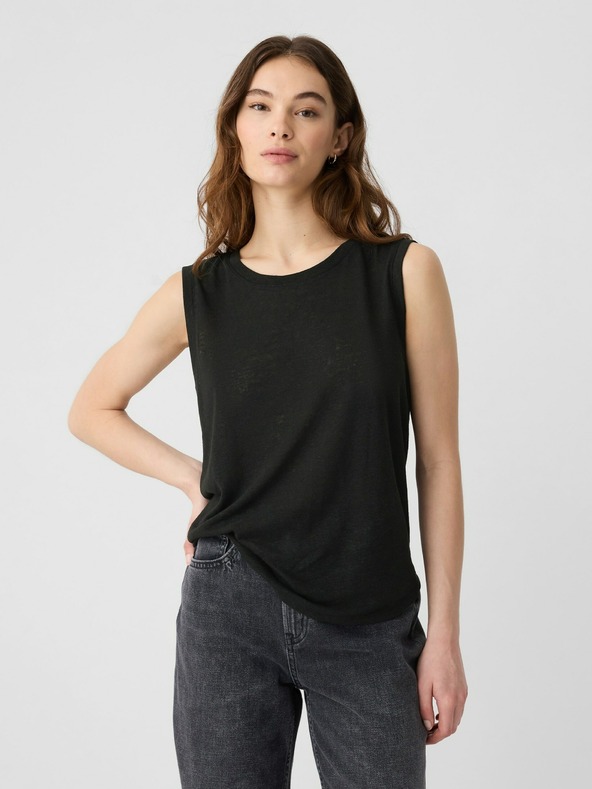 GAP Linen top without sleeves GAP