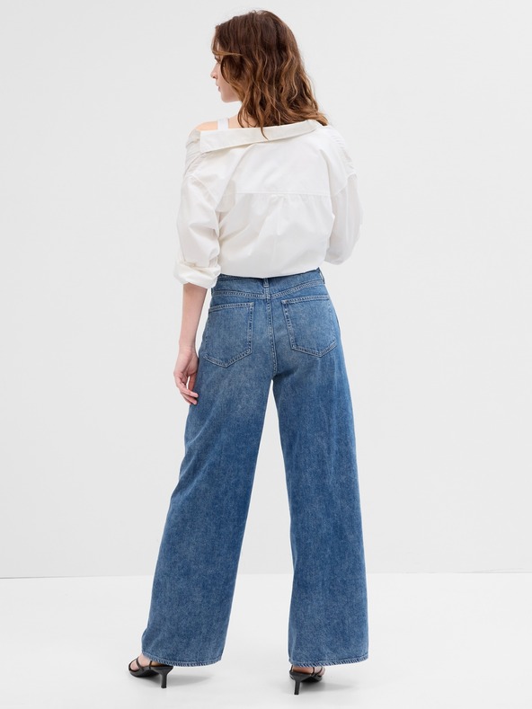 GAP High Rise Wide-Leg Washwell jeans GAP