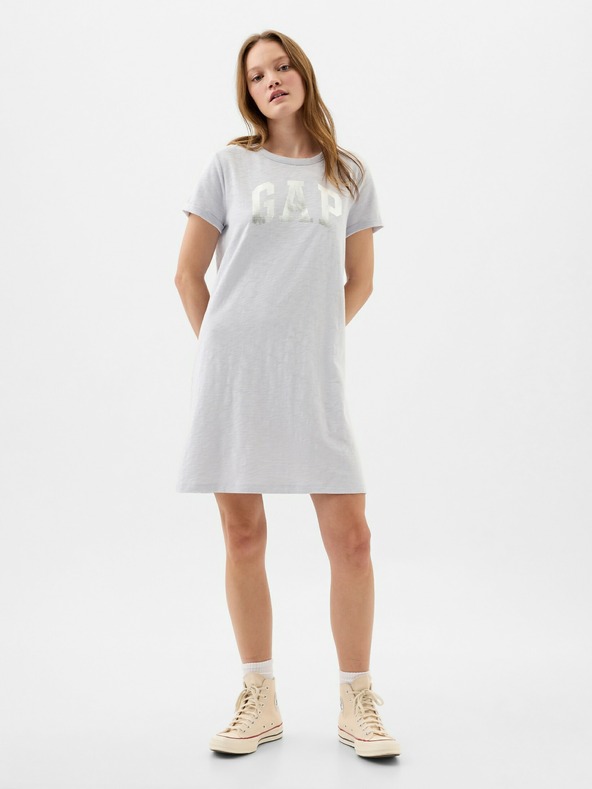 GAP Dress with metallic logo GAP