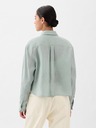 GAP Linen crop shirt GAP
