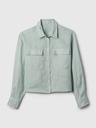 GAP Linen crop shirt GAP