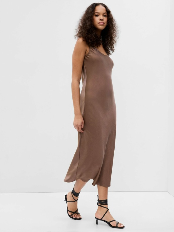 GAP Satin midi dress GAP