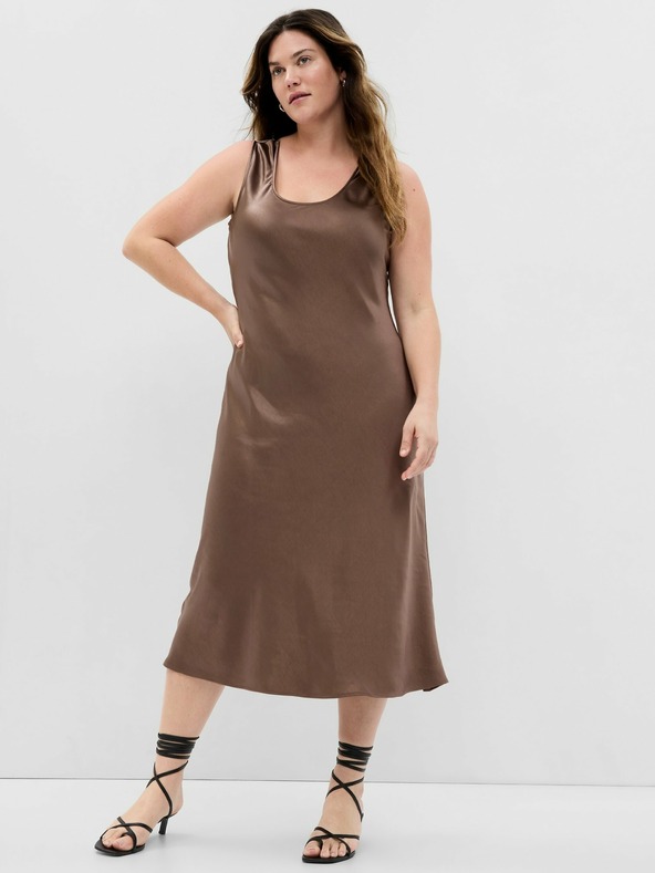 GAP Satin midi dress GAP