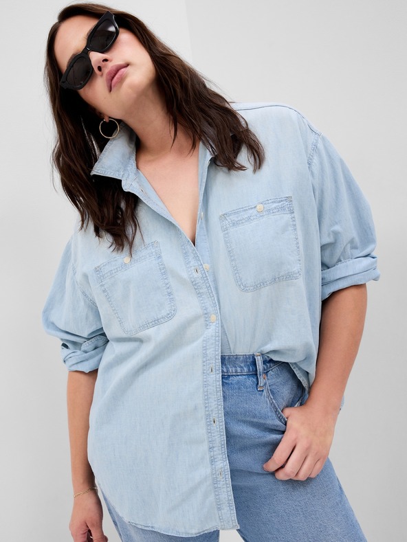 GAP Camicia oversize Chambray Camicia grande GAP