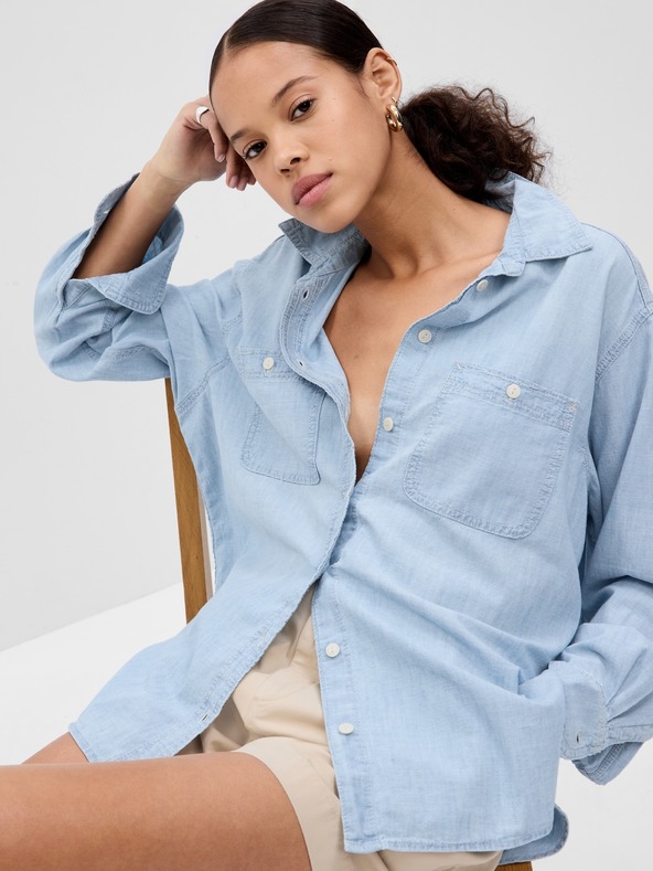 GAP Camicia oversize Chambray Camicia grande GAP
