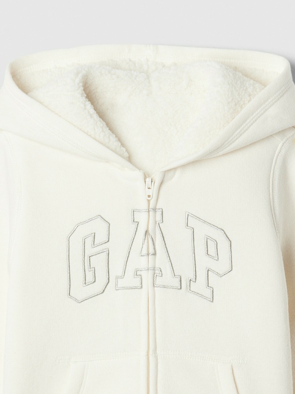 GAP Felpa bambino in sherpa con logo GAP