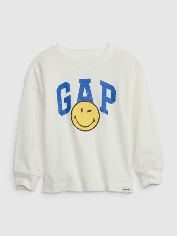 GAP Baby t-shirt Gap × SmileyWorld® GAP