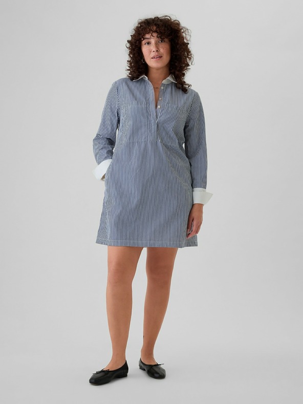 GAP Mini abito con camicia a righe Gap