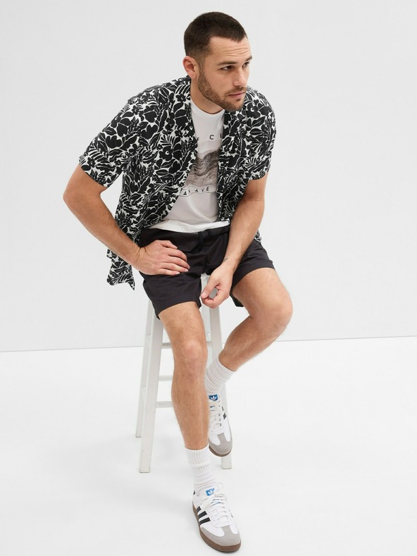 GAP Camicia in lino a motivi GAP