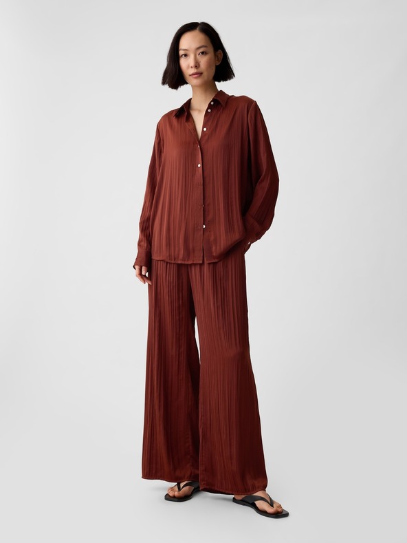 GAP Boyfriend satin shirt GAP