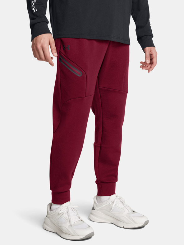 Under Armour Pantaloni da uomo Under Armour UA Unstoppable Flc Jgr EU-RED