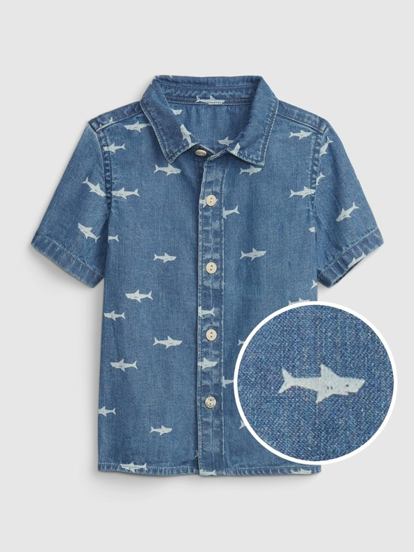 GAP Baby denim shirt shark GAP