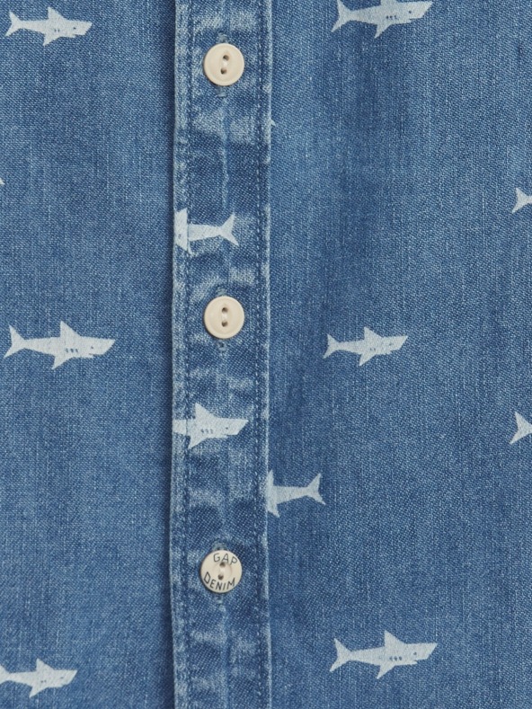 GAP Baby denim shirt shark GAP