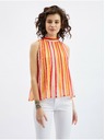Orsay Camicetta a righe rosa-arancio da donna ORSAY