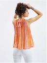 Orsay Camicetta a righe rosa-arancio da donna ORSAY