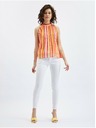 Orsay Camicetta a righe rosa-arancio da donna ORSAY