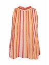 Orsay Camicetta a righe rosa-arancio da donna ORSAY