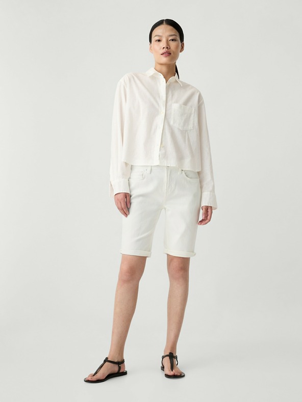 GAP Mid-rise denim shorts GAP