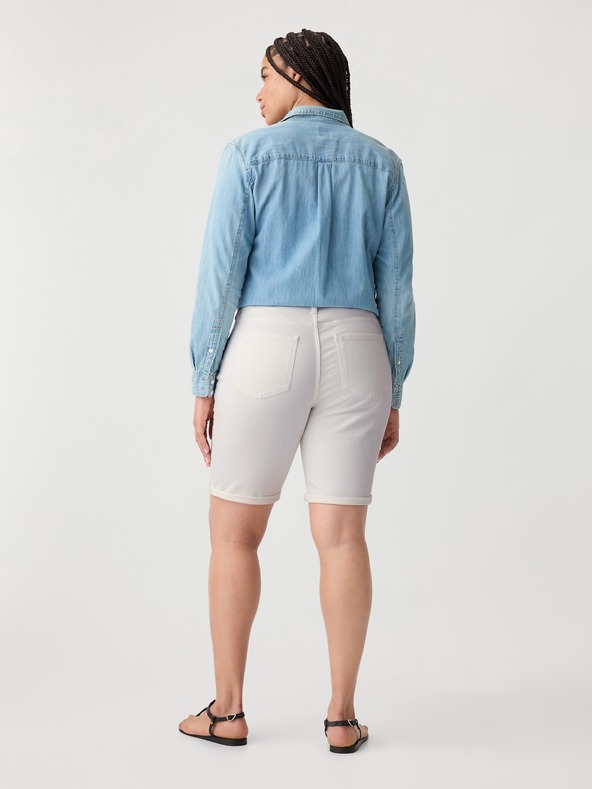 GAP Mid-rise denim shorts GAP