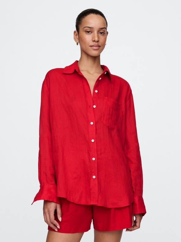GAP Camicia oversize in lino Camicia grande GAP