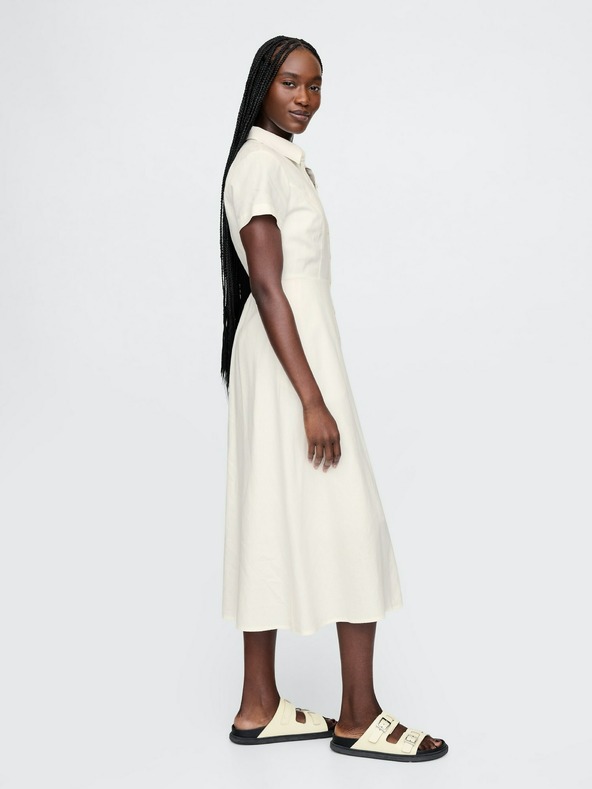 GAP Linen shirt maxi dress GAP