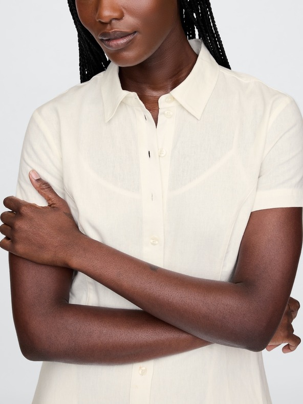 GAP Linen shirt maxi dress GAP