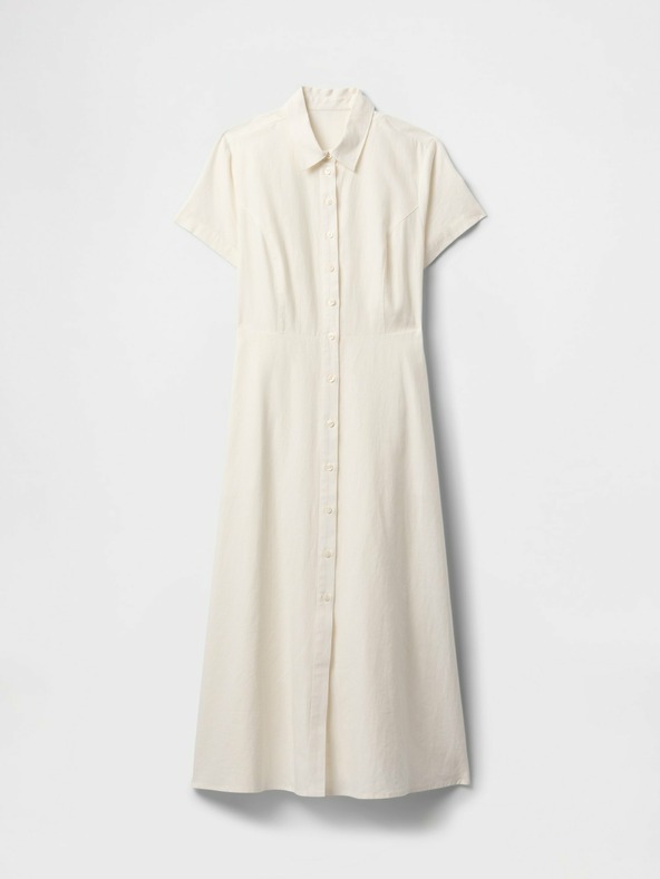 GAP Linen shirt maxi dress GAP