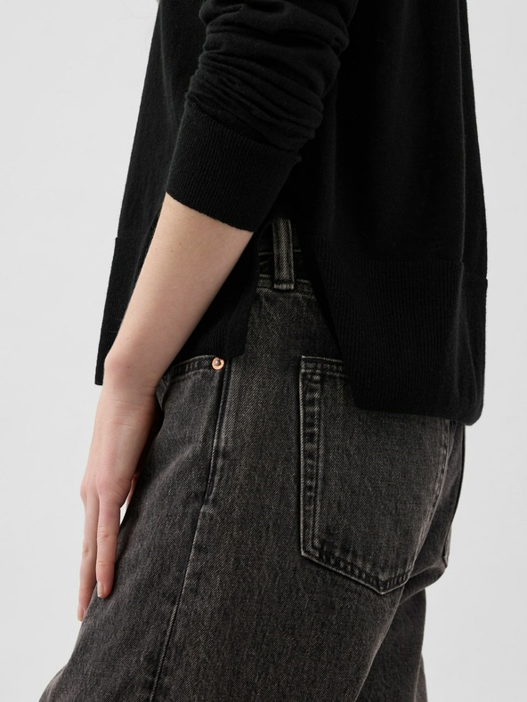 GAP Linen sweater with slits GAP