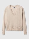 GAP Linen sweater with slits GAP