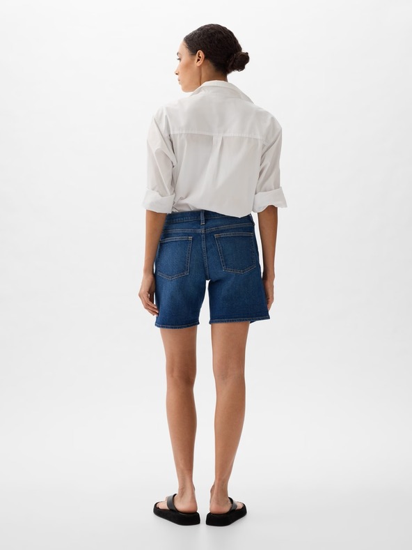 GAP Mid-rise denim shorts GAP